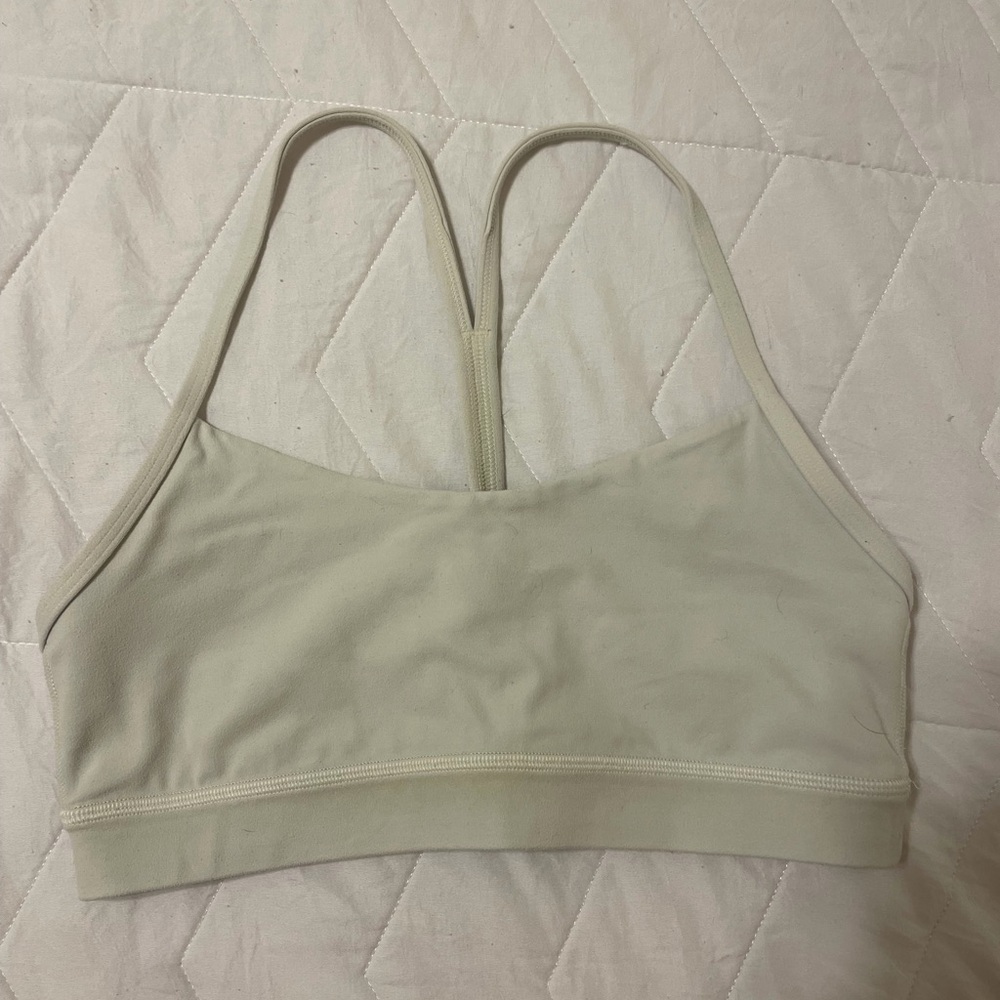 Lululemon Athletica White Sports Bra